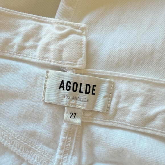 Agolde Criss Cross Straight Jeans in Element (Size 27) - Picture 6 of 9